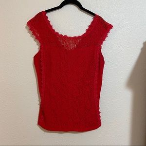 express red lace top